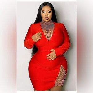 Fashion Nova Beginning to Wonder Bandage Dress
